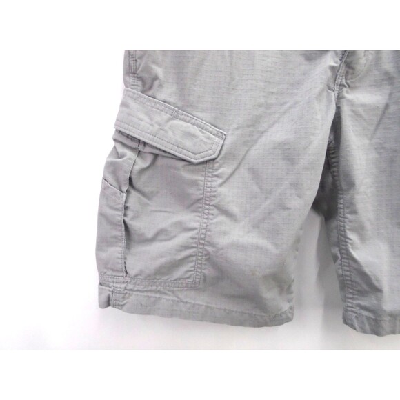 Carhartt Broxton Force Cargo Shorts Mens 38 Gray Relaxed Fit Ripstop Workwear - Picture 6 of 11